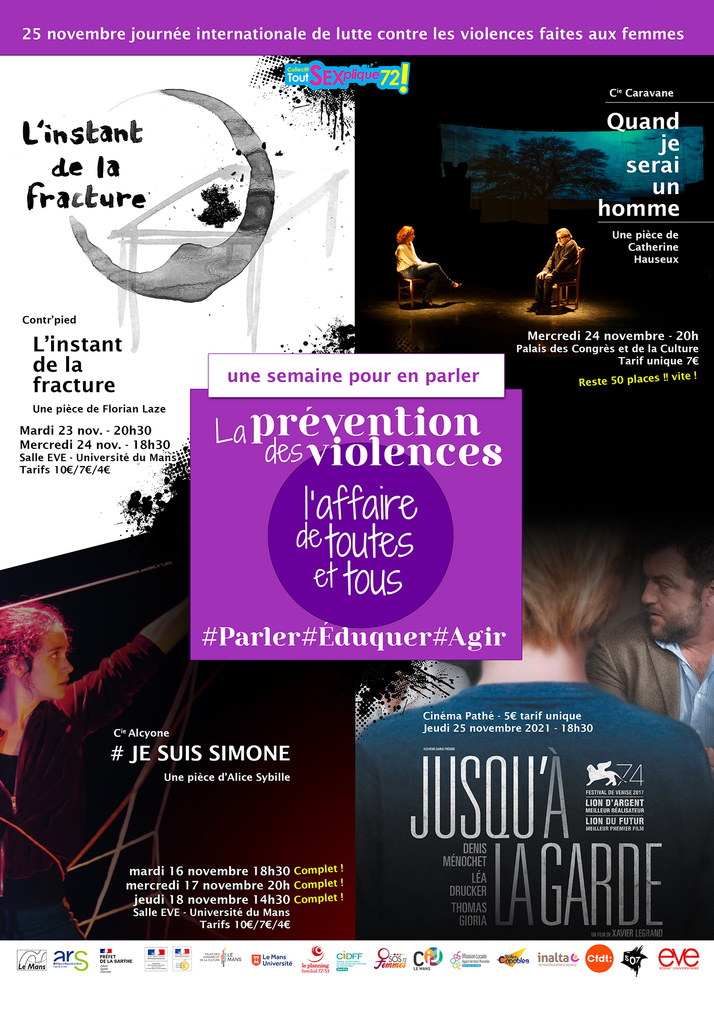 25 novembre, journée internationale de lutte contre les violences faites aux femmes