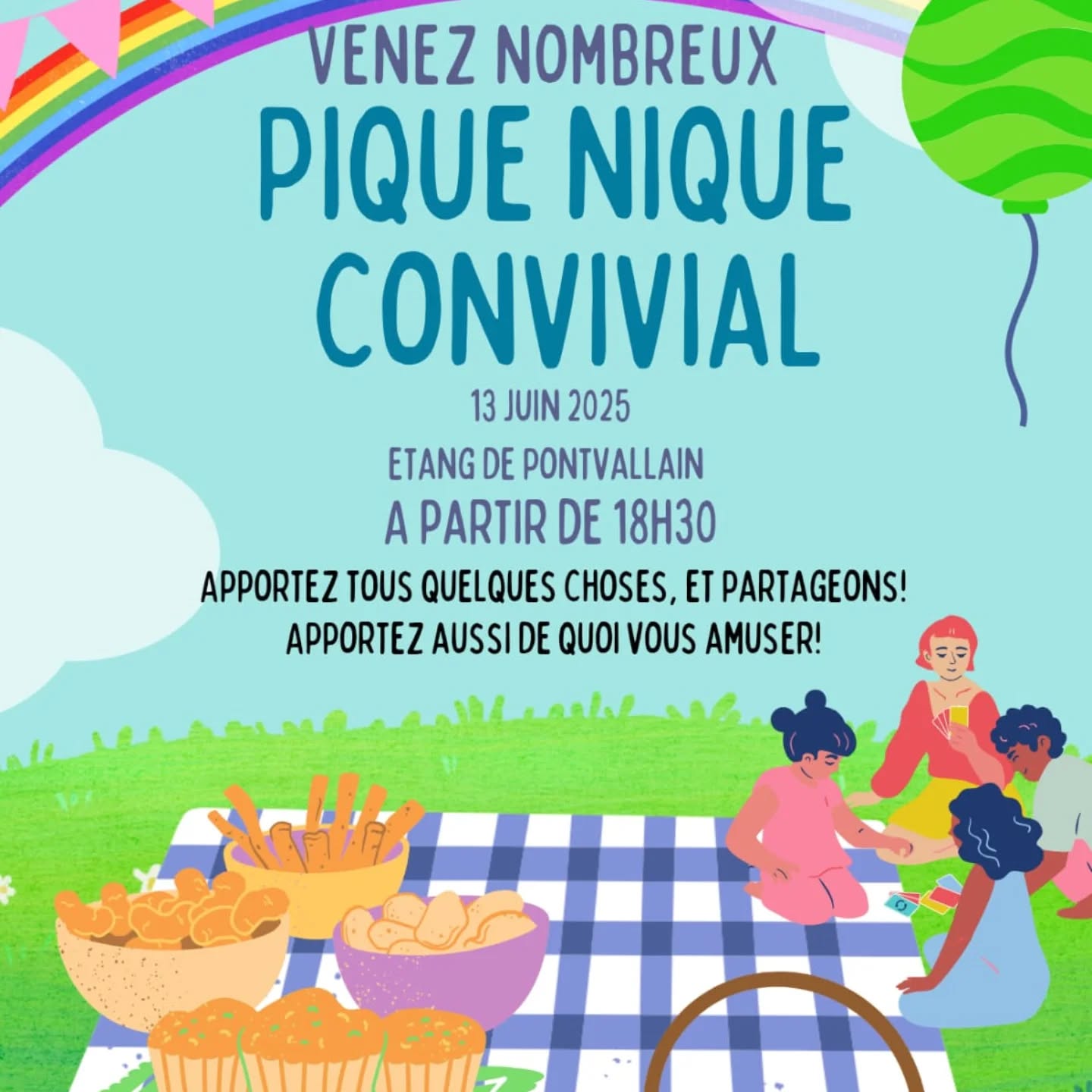 À l&rsquo;antenne de Pontvallain, un pique nique convivial s&rsquo;organise le 13 juin